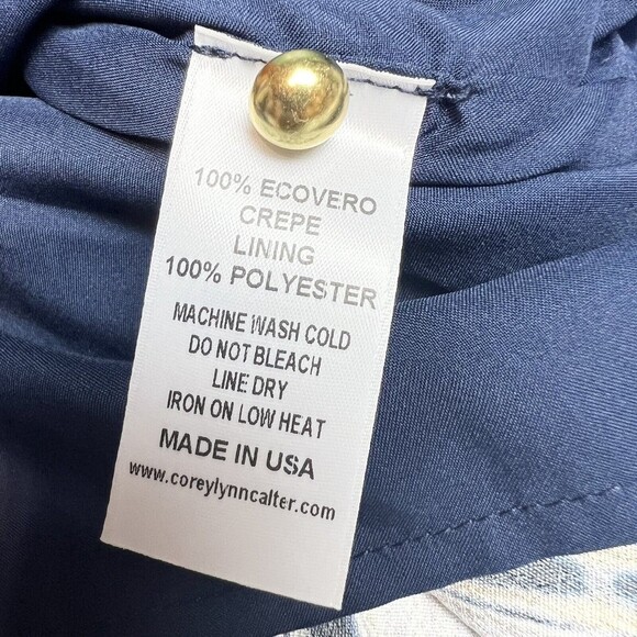 Corey Lynn Calter Aurora Top Drizzle Stripe Ruffle Flutter Sleeve Women’s XS - Picture 11 of 14